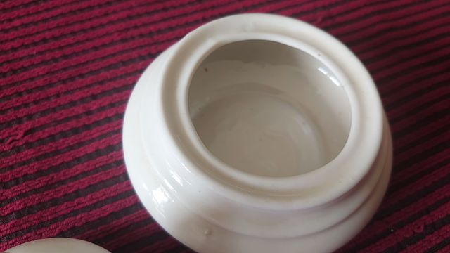 Joyero payaso y palangana porcelana