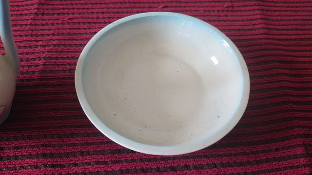 Joyero payaso y palangana porcelana