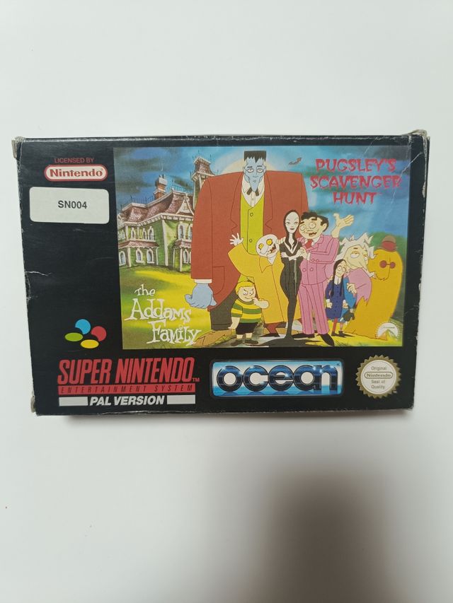 The Addams Family Pugsley's Hunt SNES PAL Nintendo