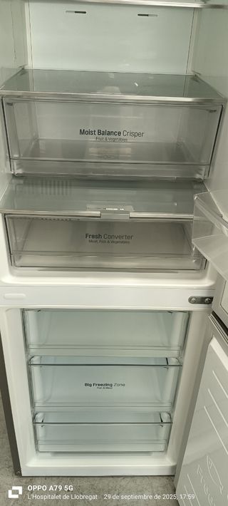 NEVERA COMBI L. G NO FROST ENERGÍA A+++