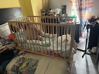 Cuna de madera poco uso