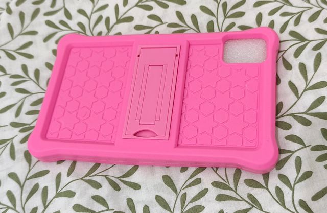 Funda protectora rosa para tablet infantil