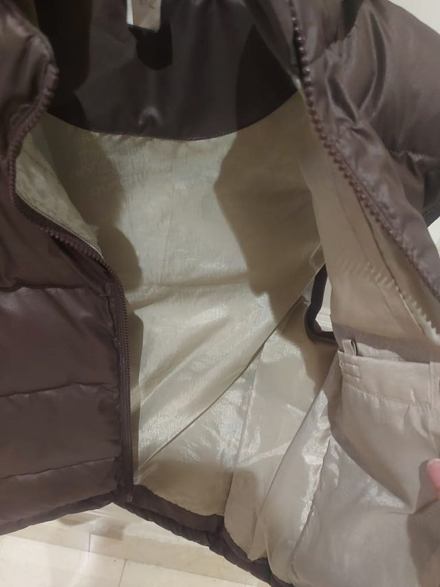 Chaleco Quechua capucha pelo marrón T10