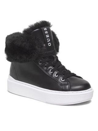 Botines Guess negros y blancos