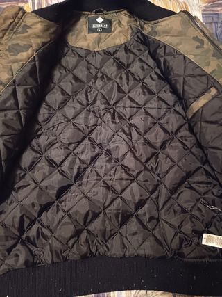 Chaqueta Camuflaje Bomber Marrón y Verde