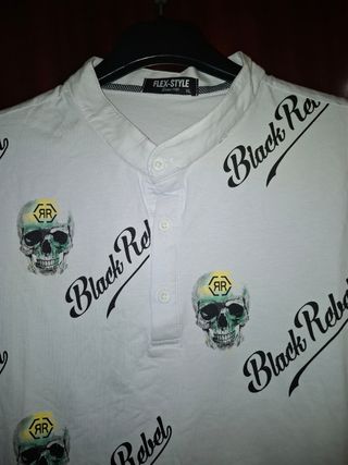 Camiseta Flex-Style Hombre Talla XL Calaveras