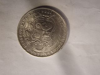 Moneda Plata Peruana lima 1869