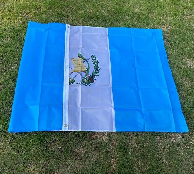 Bandera de Guatemala Oficial Grande de Poliéster