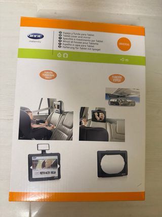 Espejo Jané + funda tablet coche bebé.