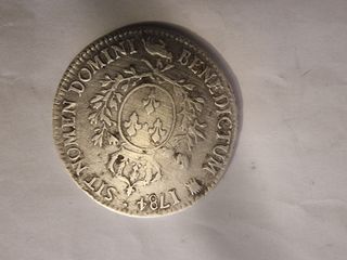 Moneda francesa luis XVI de plata 1784