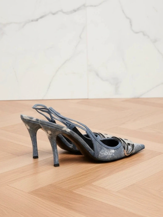 Diesel D-Venus SB Slingback Denim Tg 37