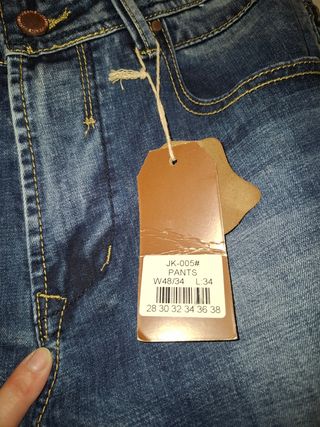 Pantalón vaquero hombre 