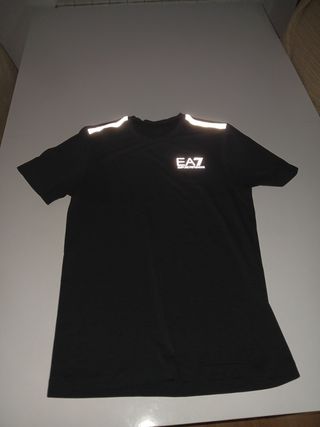 Camiseta EA7 Emporio Armani reflectante gris