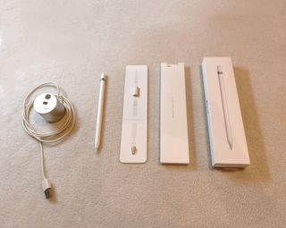 Apple Pencil di prima generazione + caricabatterie Techmatte + custodia