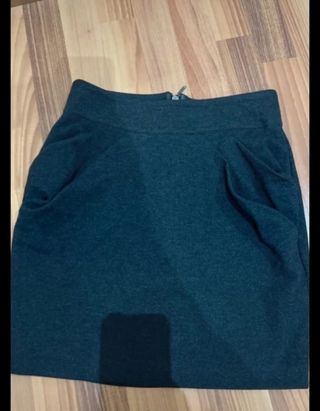 Falda Massimo Dutti gris