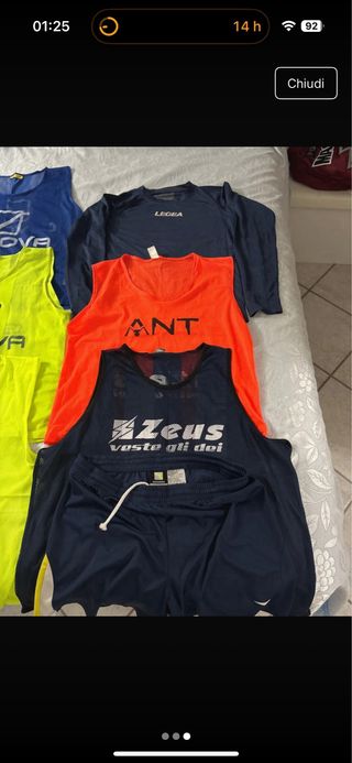 Canotte calcio GIVOVA, ANT, ZEUS