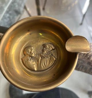Cenicero latón vintage