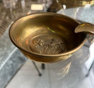 Cenicero latón vintage