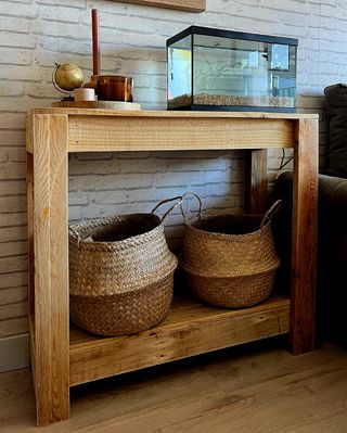 Consola Rústica Madera estilo rustico