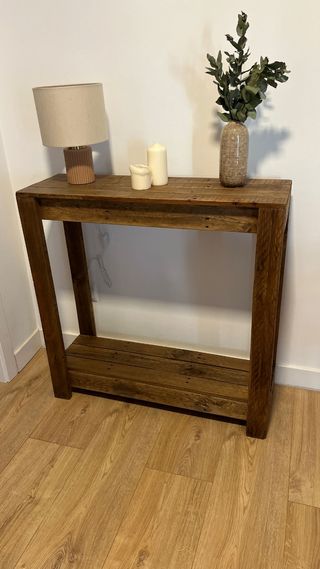 Consola Rústica Madera estilo rustico