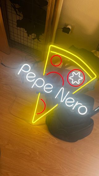 Lámpara LED Pizza Pepe Nero