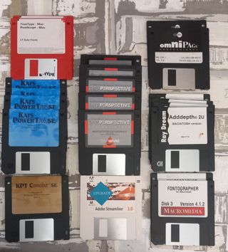 Pacchetto dischi floppy per Mac: OmniPage, Dynaperspective, Aggiungi
