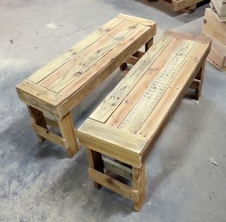 Panche rustiche in legno