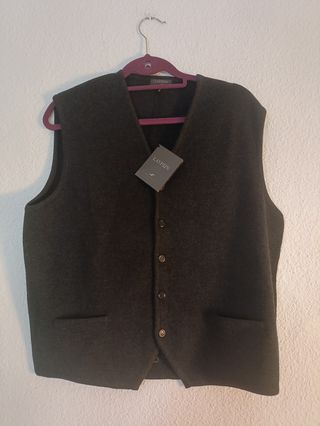 Chaleco vintage LAYFUN negro
