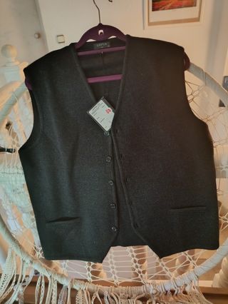 Chaleco vintage LAYFUN negro