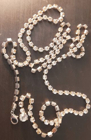 Cadena Swarovski con cristales