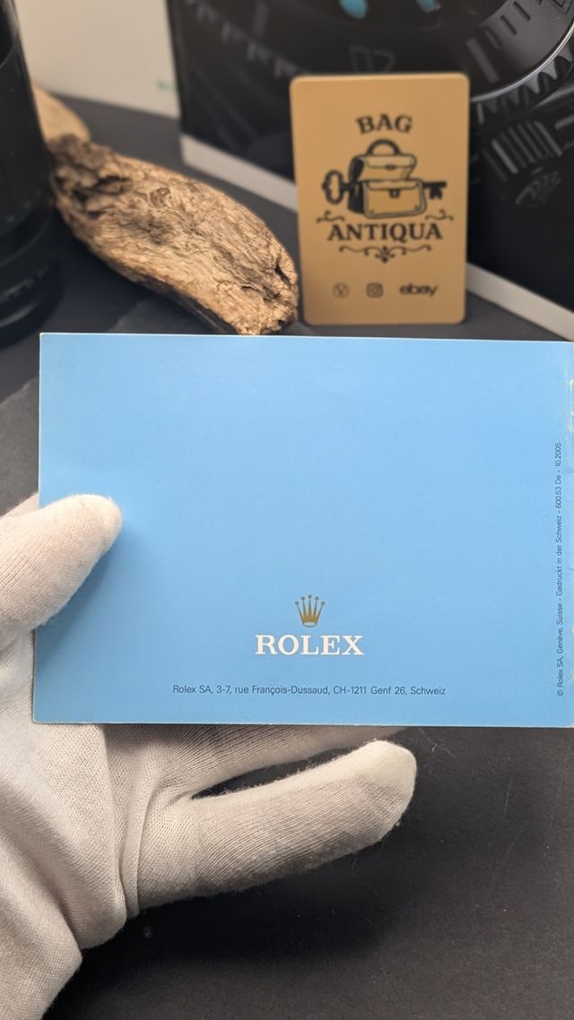 Libretto Rolex Yacht-Master Manuale Originale