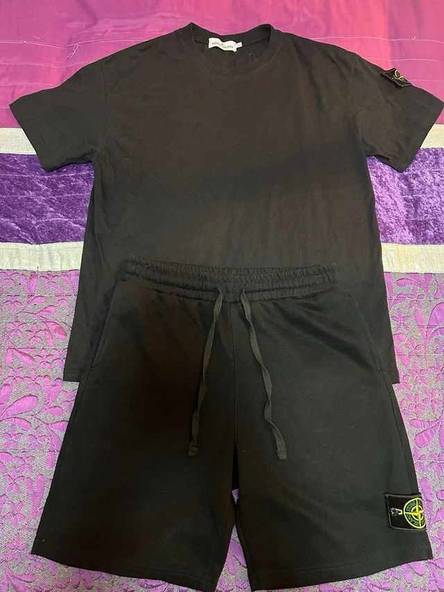 pantalón corteiz y conjunto stone island