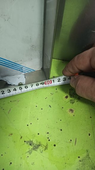 Escuadra Soporte Acero Inox 60x60cm