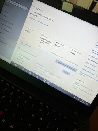 Lenovo Thinkpad t450 Portátil Negro
