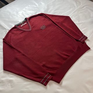Jersey Vintage  Estilo Clásico Y2K Rojo