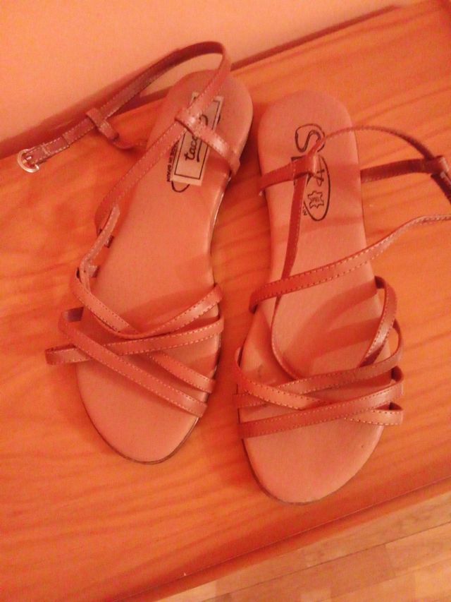 Sandalias Spk Talla 37 Marrón