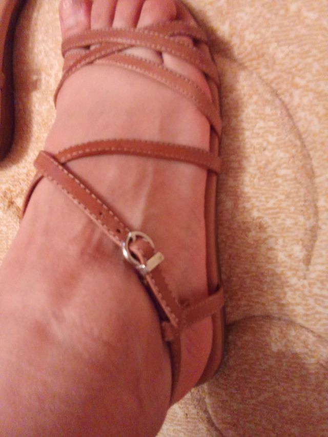 Sandalias Spk Talla 37 Marrón