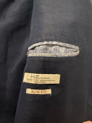 Traje azul marino MANGO