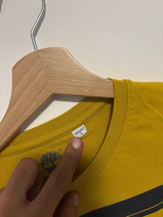 T-shirt Manica Lunga Timberland Gialla Senape/Ocra