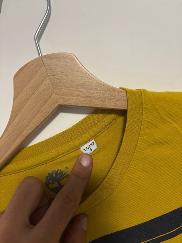 T-shirt Manica Lunga Timberland Gialla Senape/Ocra