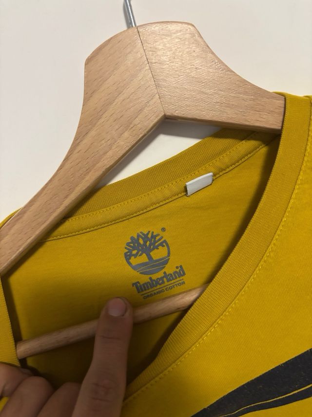 T-shirt Manica Lunga Timberland Gialla Senape/Ocra