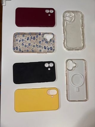 6 FUNDAS IPHONE 16 PLUS