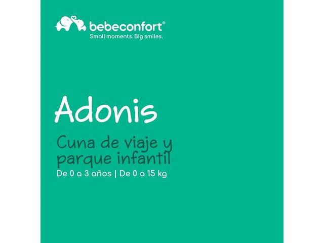 Cuna de Viaje y Parque 2 en 1 Bebeconfort Adonis