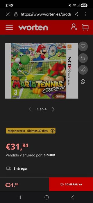 Mario Tennis Open Nintendo 3DS