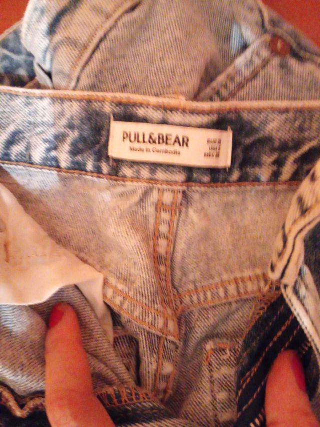 Pantalones vaqueros desgastados talla 40