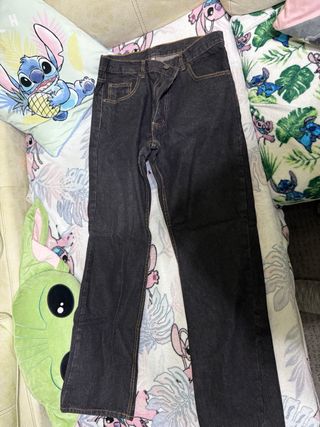 Pantalón vaquero negro hombre