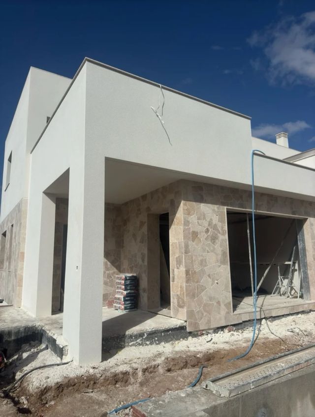 Enlucido mortero fino blanco