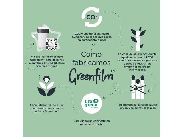 Contenedor para Pañales Tommee Tippee 12 recambios