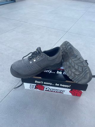 Zapatos seguridad U-Power puntera acero grises