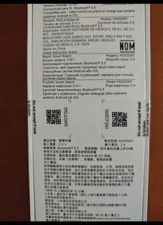 Xiaomi Watch S4 Negro/Plateado